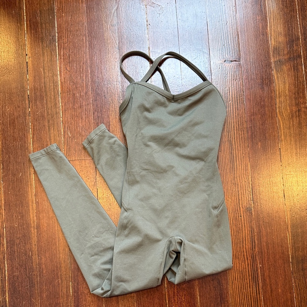 Bombshell Sportswear Khaki Jumpsuit